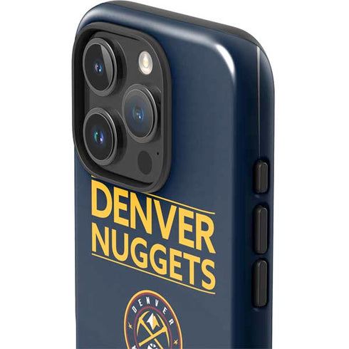 NBA Denver Nuggets Standard - Light Blue iPhone 16 Pro Impact Case